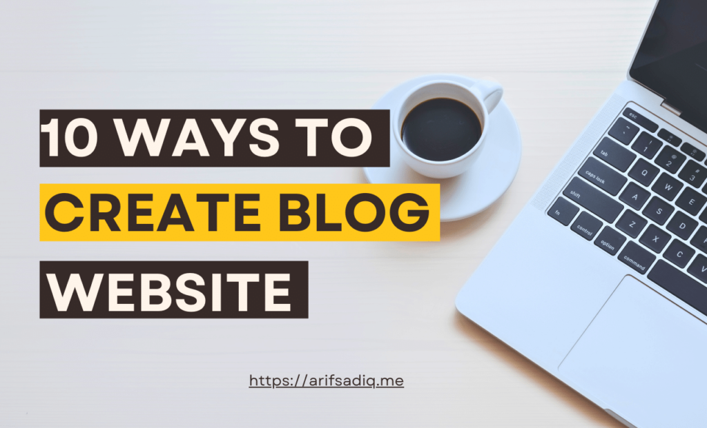 how to create a blog website for beginners